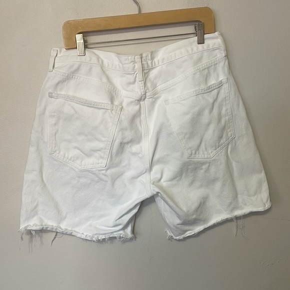 Agolde Rumi Denim Short - Oyster Size 32 - Picture 4 of 8